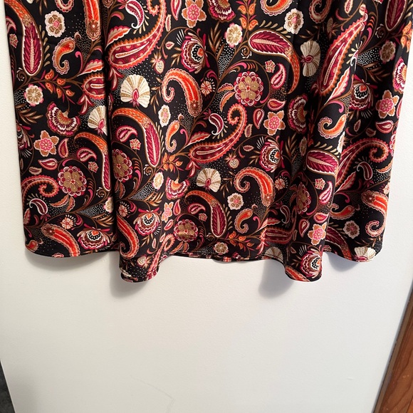 Loft Paisley Print Midi Skirt- Size XL- NWT - Picture 5 of 12
